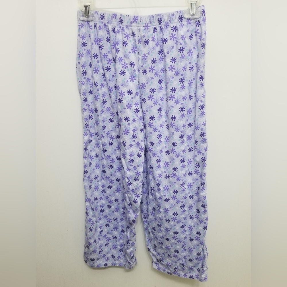EUC purple floral pj pants - Picture 2 of 3